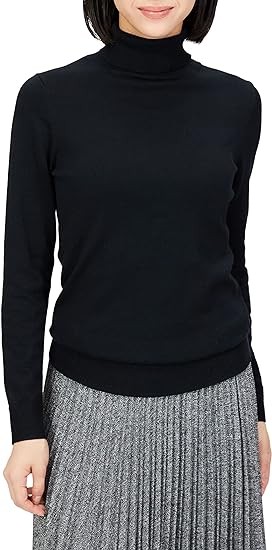 Amazon Essentials Women's Classic-Fit Lightweight Long-Sleeve Turtleneck Sweater (Available in Plus Size)